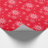 Papier Cadeau Papier-flocons de neige de Noël (Coin)