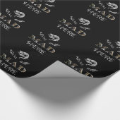 Papier Cadeau Papier fou d'Alice Wreapping de chat de Cheshire (Coin)