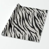 Papier Cadeau Papier gravé en gras Zebra (Déroulé)