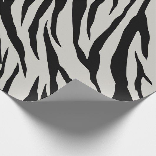Papier Cadeau Papier gravé en gras Zebra (Coin)