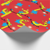 Papier Cadeau Papier Hanoukka "Happy Hanoukka Numbers" (Coin)