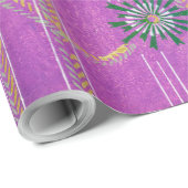 PAPIER CADEAU PAPIER IMPRIMÉ MOTIF EN BOIS JAPONAIS (Coin rond)