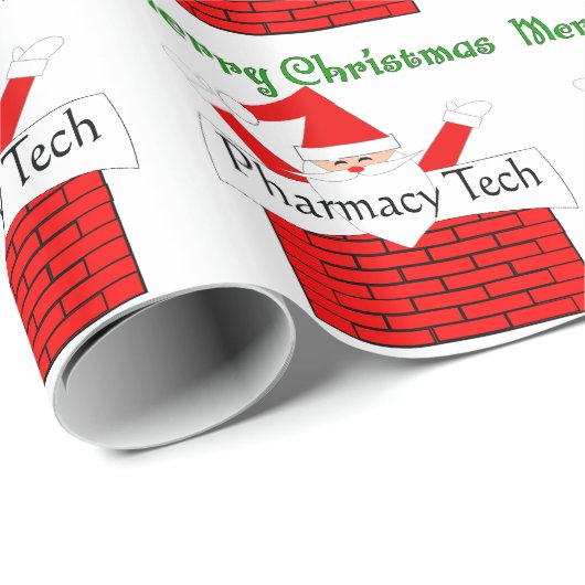 Papier Cadeau Papier le père noël d'emballage cadeau de (Coin rond)