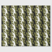 Papier Cadeau Papier Lizard à envelopper Reptile Art Papier de N (Plat)