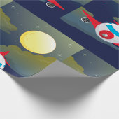 Papier Cadeau Papier Lune Et Emballage D'Avion