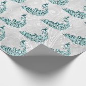 Papier Cadeau Papier Mariage à enveloppement pour feuilles de pa (Coin)