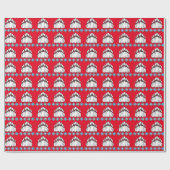 Papier Cadeau Papier motif à broche sport (Plat)