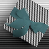 Papier Cadeau Papier Motif à rayures noir classique