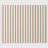 Papier Cadeau Papier Motif à rayures rouges, blanc, vert (Plat)