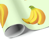 Papier Cadeau Papier MOTIF BANANAS (Coin rond)