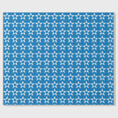 Papier Cadeau Papier Motif Blue Star (Plat)