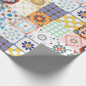 Papier Cadeau Papier Motif Carrelage marocain (Coin)