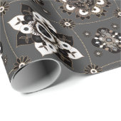 Papier Cadeau Papier Motif Carrelage marocain (Coin rond)