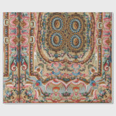 Papier Cadeau Papier motif coloré du 18e siècle (Plat)