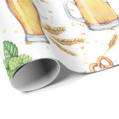 Papier Cadeau Papier Motif de pub (Coin rond)