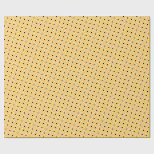 Papier Cadeau Papier Motif d'enveloppement Jaune Moderne (Plat)