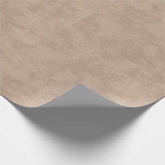 Papier Cadeau Papier Motif en cuir Brown clair (Coin)