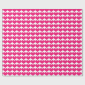 Papier Cadeau Papier Motif Enveloppement Coeur rose (Plat)