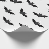 Papier Cadeau Papier Motif Halloween Bats (Coin)