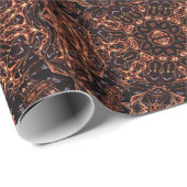 Papier Cadeau Papier Motif motif psychédélique (Coin rond)