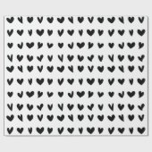 Papier Cadeau Papier Motif noir blanc (Plat)