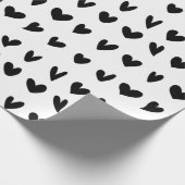 Papier Cadeau Papier Motif noir blanc (Coin)