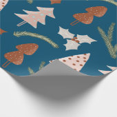 Papier Cadeau Papier Motif nordique de Noël (Coin)