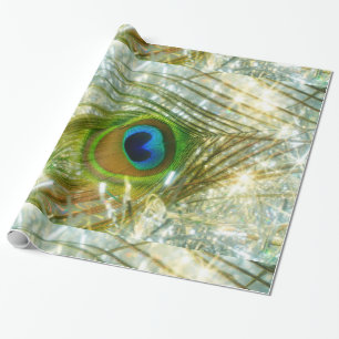 Papier Cadeau Papier mousseux Peacock
