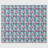 Papier Cadeau Papier napolitain à enveloppement Mastiff (Plat)