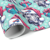 Papier Cadeau Papier napolitain à enveloppement Mastiff (Coin rond)