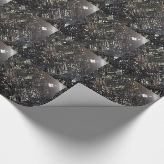 Papier Cadeau Papier New York Wrapper Papier NYC Skyline (Coin)