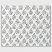 Papier Cadeau Papier-ornements de Noël (Plat)