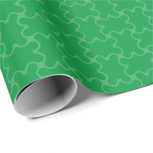 Papier Cadeau Papier papier enveloppé HAMbyWG - Kelly Green Lg P (Coin rond)