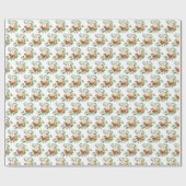 Papier Cadeau Papier-Partridge De Noël Dans L'Arbre À Poires (Plat)