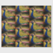 Papier Cadeau Papier Peacock Photo Matte Wrapper (Plat)