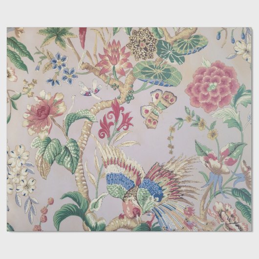 Papier Cadeau Papier peint à l'ancienne (Plat)