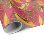 Papier Cadeau Papier peint Art déco doré (Coin rond)