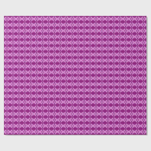 Papier Cadeau Papier peint Art Déco motif - violet profond et bl (Plat)