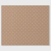 Papier Cadeau Papier peint Brown élégant | Papier d'enrobage (Plat)