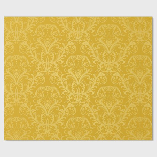 Papier Cadeau Papier peint doré de luxe (Plat)