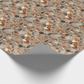 Papier Cadeau Papier peint Whimsical Woodland Animaux (Coin)