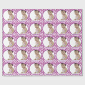 Papier Cadeau Papier photo pour bébé personnalisé (Plat)