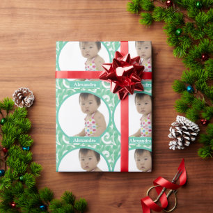 Papier Cadeau Papier photo pour bébé personnalisé