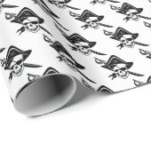 Papier Cadeau Papier pirate (Coin rond)