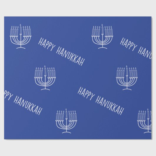 Papier Cadeau Papier plat Hanoukka Wrapper (Plat)