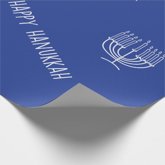 Papier Cadeau Papier plat Hanoukka Wrapper (Coin)