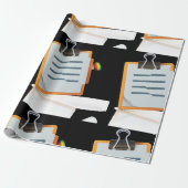 Papier Cadeau Papier porte - bloc (Déroulé)