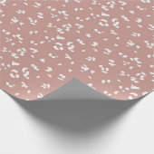 Papier Cadeau Papier Poster de animal à épluchure rose (Coin)