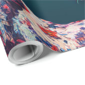 Papier Cadeau Papier Poster de animal élégant (Coin rond)