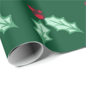 Papier Cadeau Papier rétro classique à enveloppement creux Noël (Coin rond)